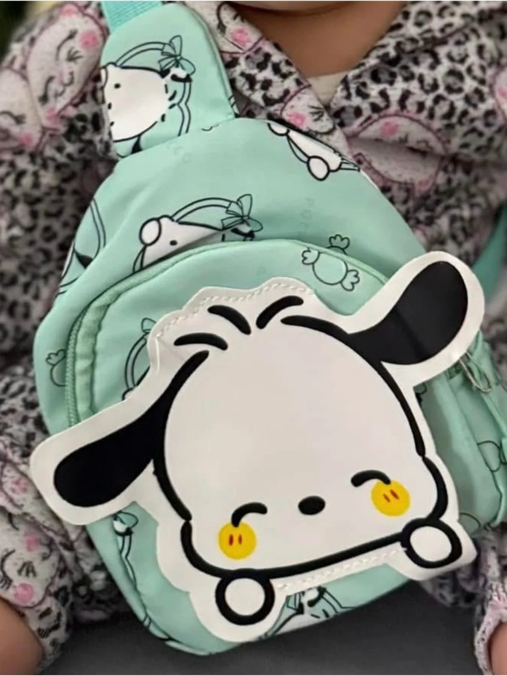 Sanrio Pochacco crossbody chest bag
